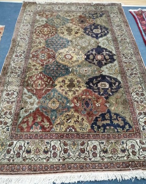 A North-West Persian floral rug 150 x 235cm